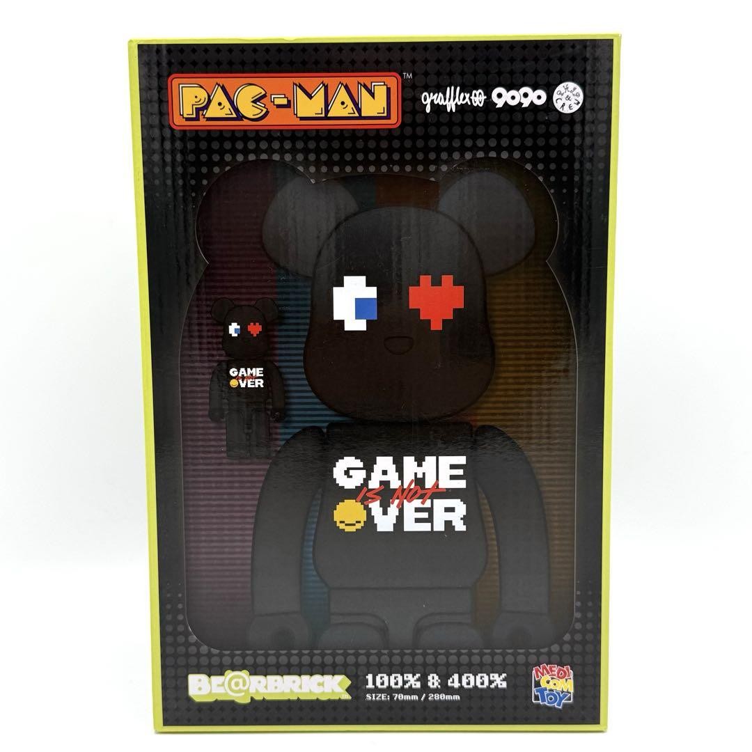 MEDICOM TOY - BE@RBRICK PAC-MAN × GRAFFLEX 100% &amp; 400% Be@rbrick Pac-Man x Grafflex 100% and 400% Set by Medicom