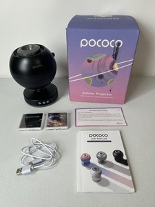 POCOCO Galaxy Lite Star Projector For Bedroom W/ Replaceable Optical Film Discs