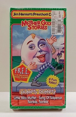 Jim Henson Play-Along Video: Mother Goose Stories (VHS, 1995) NEW