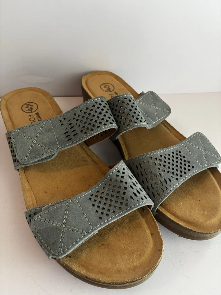 White Mountain para mujer talla 9 - White Mountain Ferula - azul frambuesa/gamuza Foto 4 de 4