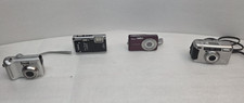 Mixed Lot of 4 Nikon  Pentax  Olympus For Parts Read 