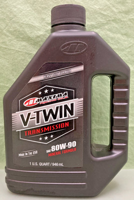 NEW GENUINE MAXIMA 40-02901 V-TWIN TRANSMISSION SAE 80W-90 MINERAL FORMULA, 1 QT