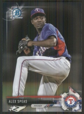 2017 Bowman Chrome Prospects #BCP68 Alex Speas Texas Rangers 609
