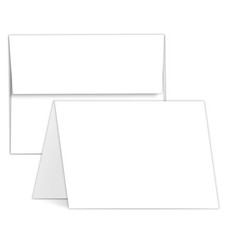 Greeting Cards Set - 5x7 Blank White Cardstock and Envelopes | Perfect Card S...