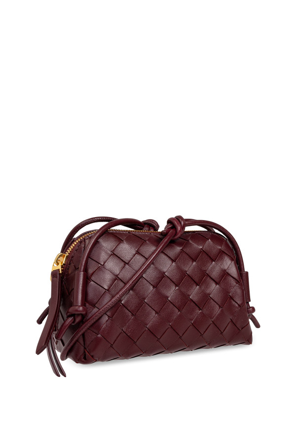 Bottega Veneta - Women - Leather shoulder bag - Burgundy thumbnail 4
