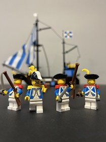 Vintage Lego 6274 Caribbean Clipper 100% Complete w Instructions and Minifigures