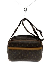 LOUIS VUITTON SHOULDER BAG REPORTER PM_MONOGRAM CANVAS PVC Brown Used