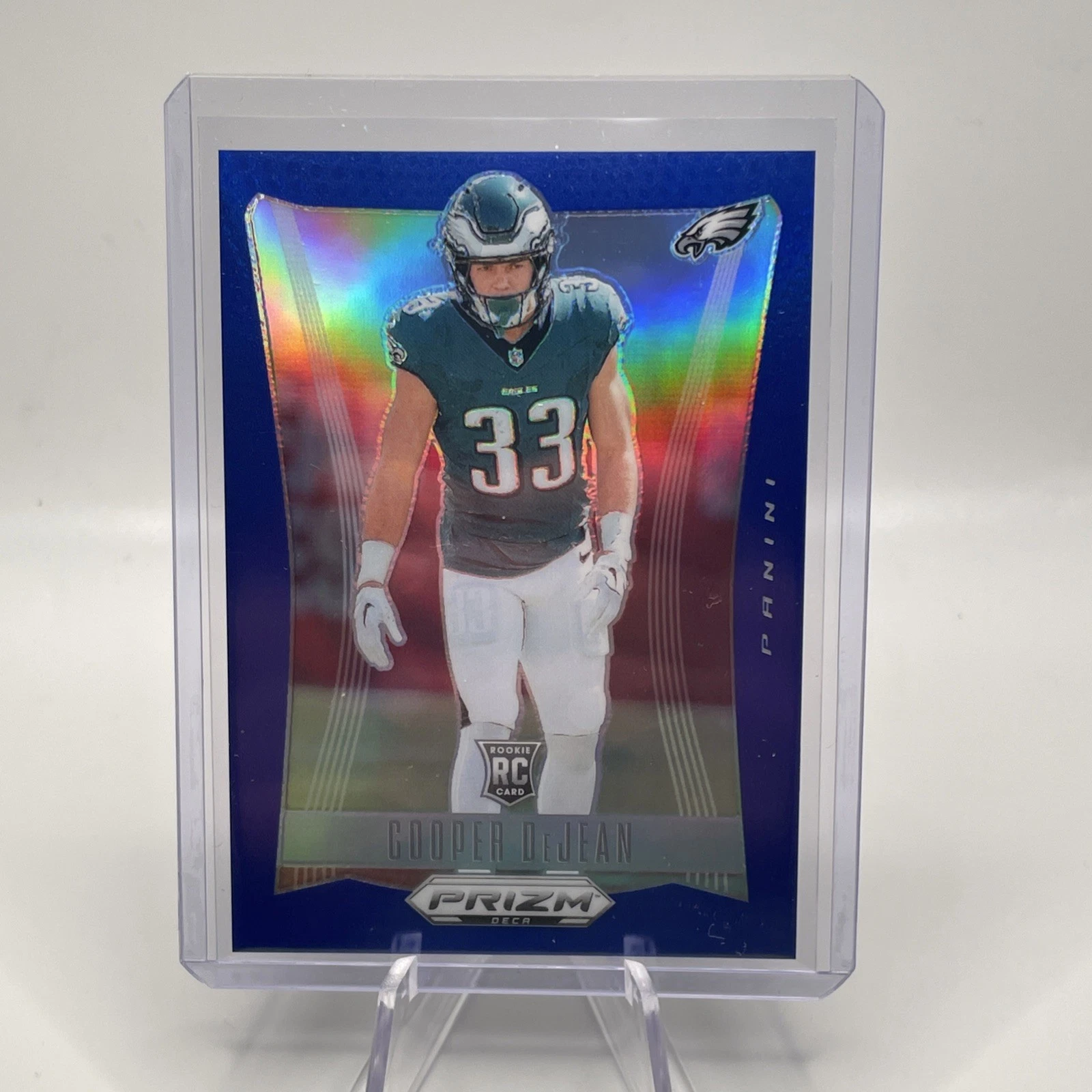 2024 Prizm Deca Cooper DeJean Blue Prizm Rookie RC #9/149 Eagles