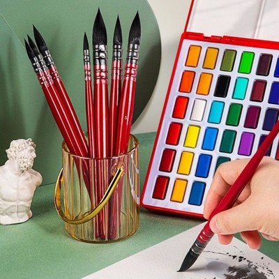 Professional Watercolor Brush Fine Detail Paint Brush Nylon Bristles Brush
