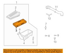 Jeep CHRYSLER OEM 97-06 Wrangler Engine-Air Filter Element 4797777AC