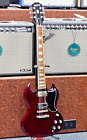 2024 Epiphone Sg Standard '60s Electric Guitar w/ Gig Bag! Dark Wine Finish!