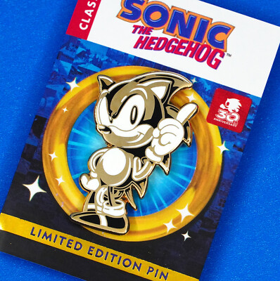 Sonic Limited Edition 30th Anniversary Figure Pin - Sonic the Hedgehog 1 - Sega 