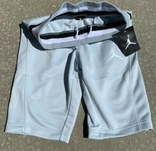 Nike Jordan Shorts Athletic Gray Casual Gym Basketball Youth Boys M 10 12