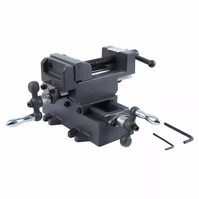 Cross slide drill press on sale vise