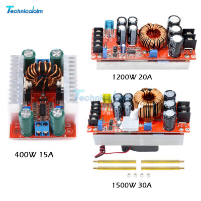 DC-DC 400W 15A/ 1200W 20A /1500W 30A Converter Boost Step-up Power Supply Module