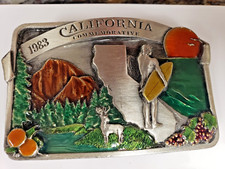 ARROYO GRANDE CO 1983 COMMEMORATIVE CALIFORNIA LIMITED EDITION USA BELT BUCKLE