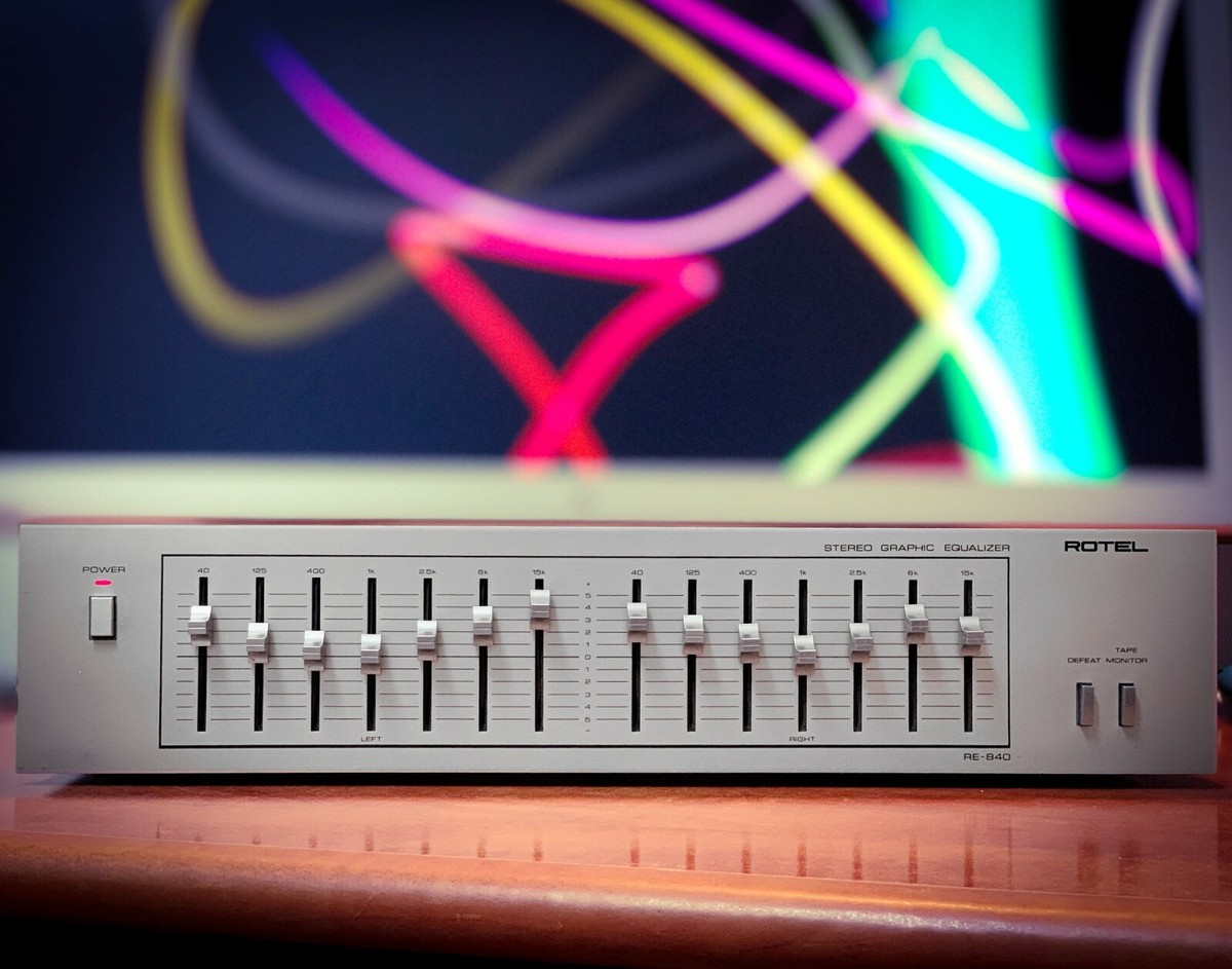 ROTEL RE-840 🌈RaRe🌈 Vintage Stereo Graphic Equalizer | eBay