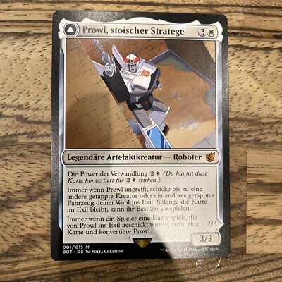 Prowl, Stoischer Stratege/polizeiwagen Magic The Gathering Transformers 