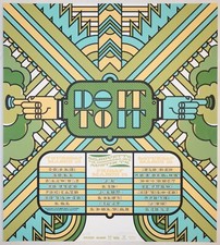 2008 Do It To It - SXSW Austin Silkscreen Concert Poster S/N by Burlesque