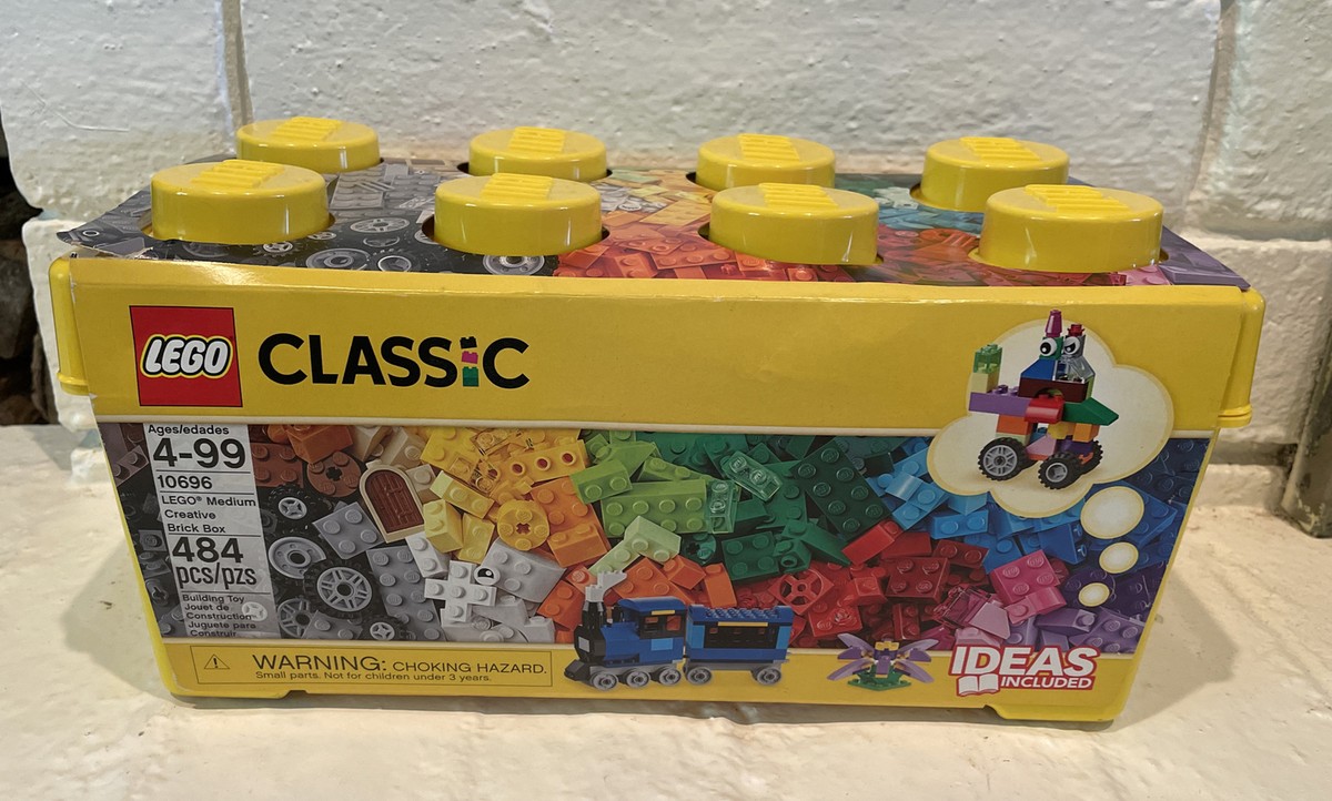 LEGO Classic Medium Creative Brick Box 10696 creative building Toy (484  Pieces)