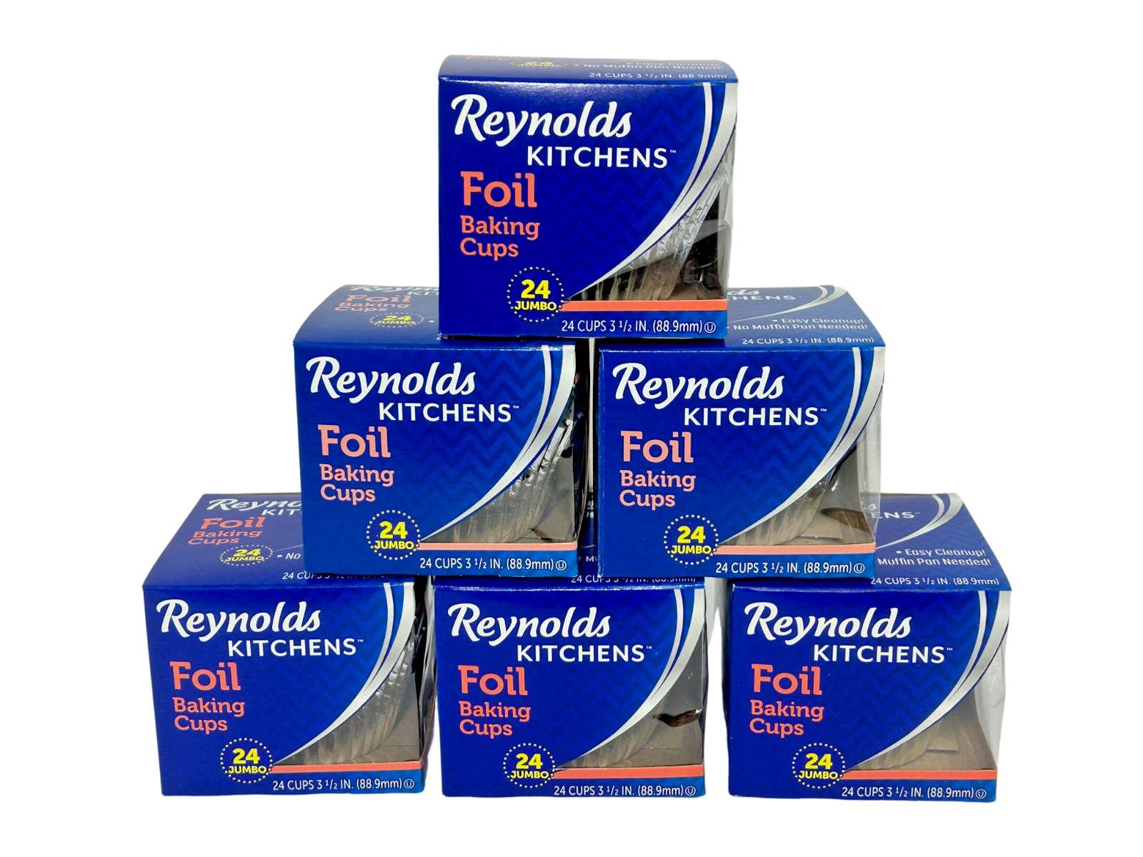 6 PACK Reynolds Baking Cups Foil Jumbo 3 1/2 inch 24 Count eBay