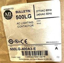  C Allen Bradley 500LG-400A3-E AC Lighting Contactor NEW  500LG SERIES A