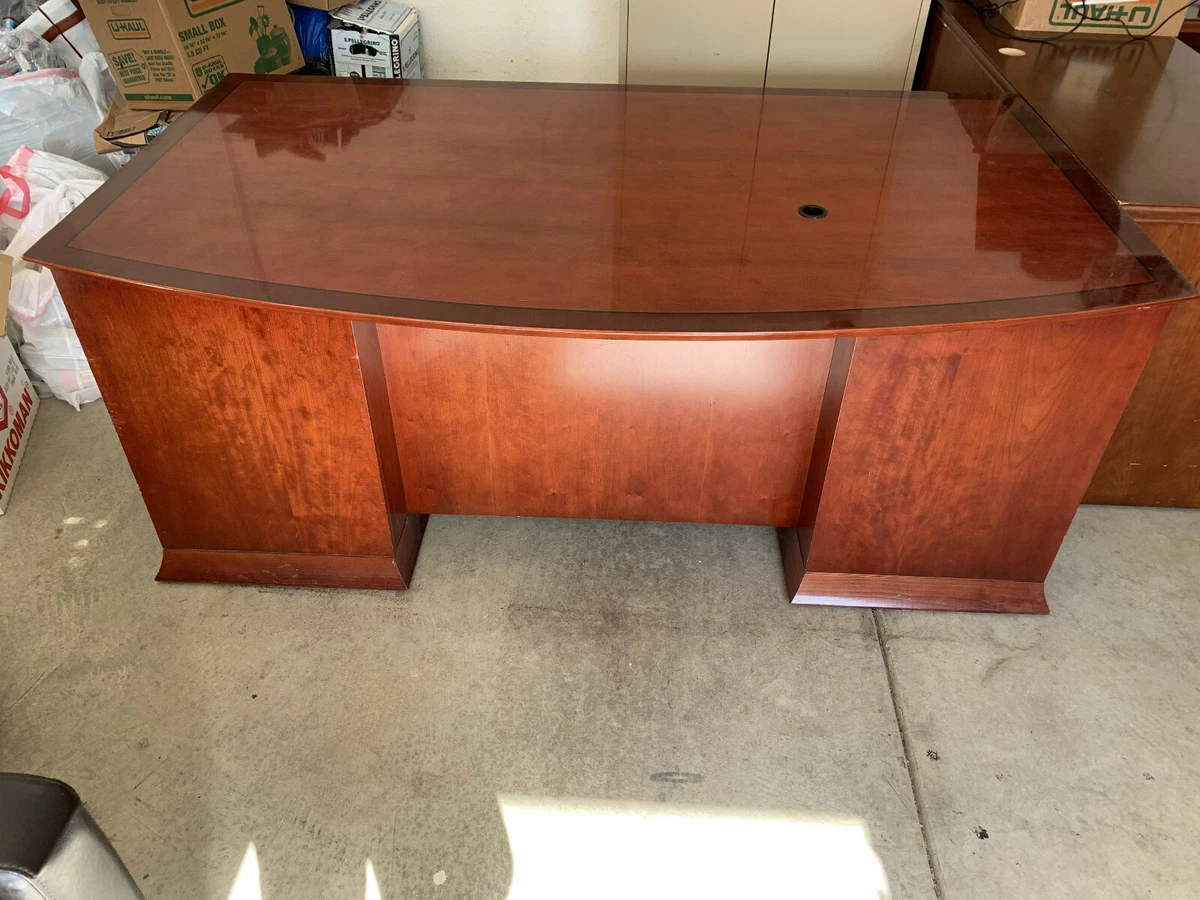 Huge Wooden Boss Office Desk