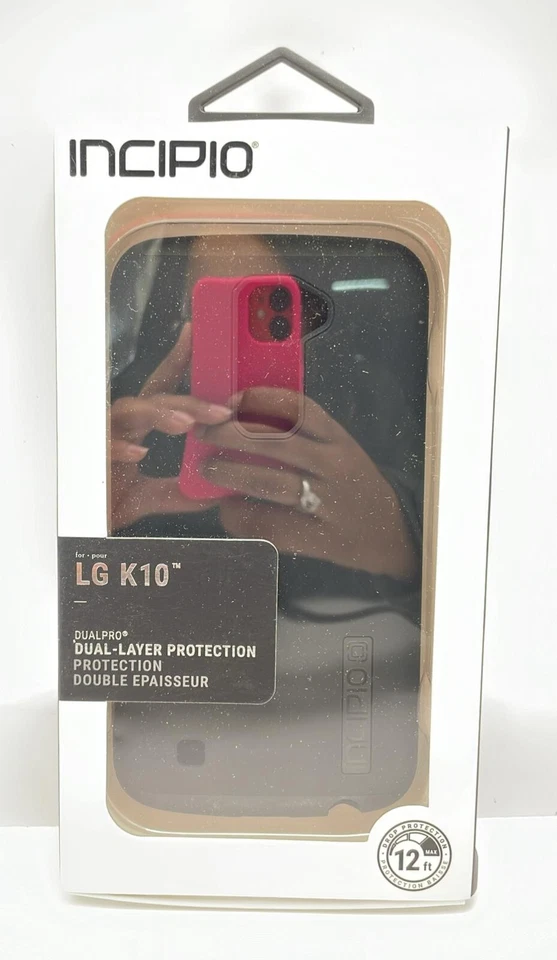 Funda Incipio DualPro para LG K10, Negra Foto 3 de 4