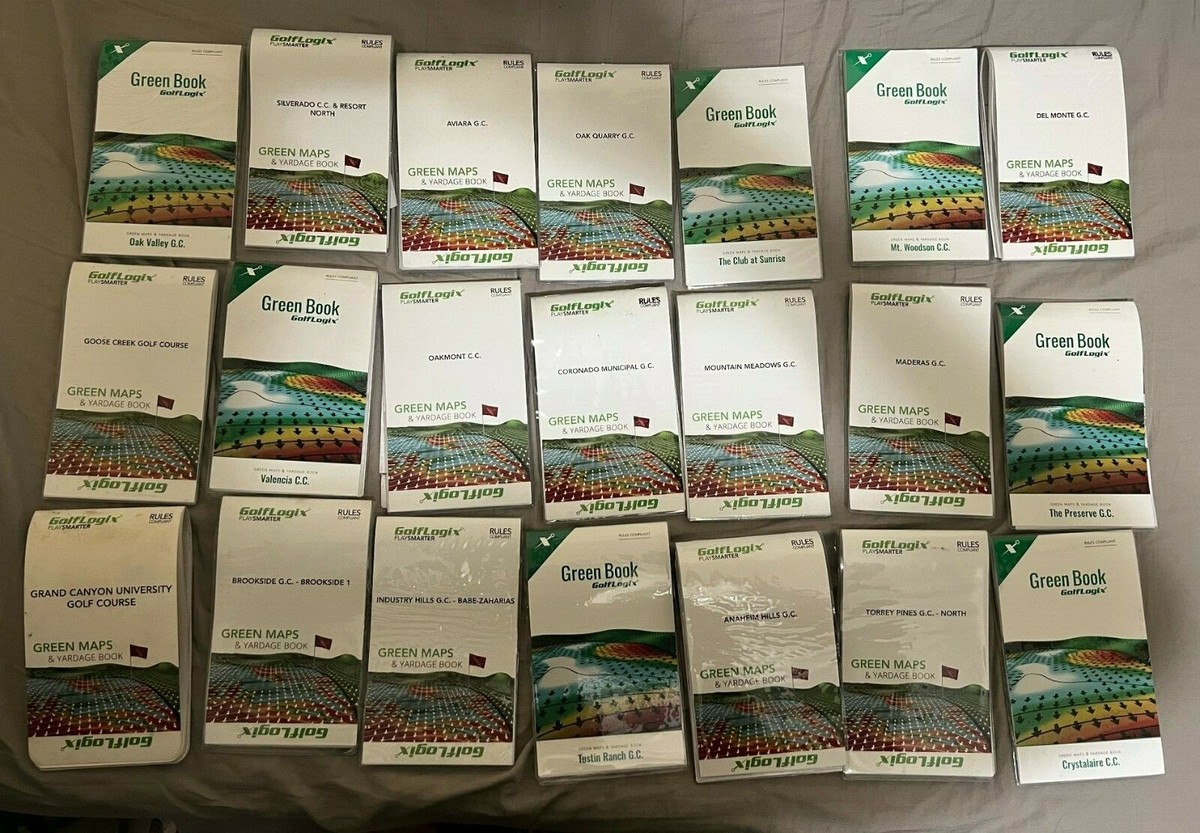 GolfLogix Green Book (yardage book including green map)