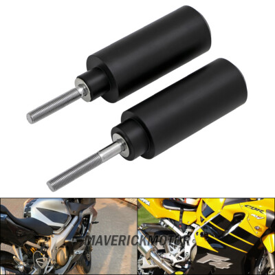 Extended Frame Slider Crash Fall Protector For Honda CBR 600 F4 F4i Black 99-06