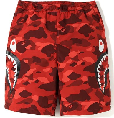 BATHING APE BAPE Color Camo Beach Pants 