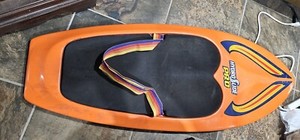 Vintage Retro 90's Hydroslide Pro Knee Board Orange