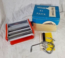 BRAND NEW OLD STOCK - Heavy Duty Chrome DOMUS Pasta Machine Roller Made in Italy