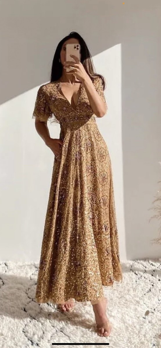 100% Authentic ZARA Gold Sequin Beaded Special Edition Knit Dress Size: M | eBay 100% Authentic ZARA Gold Sequin Beaded Special Edition Knit Dress Size: M | eBay