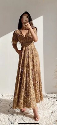 green emerald velvet dress Zara Knit Maxi Dress