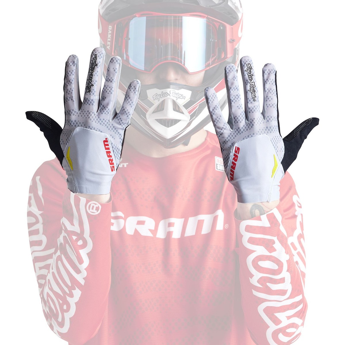 Troy Lee Designs TLD Ace Mountain Bike Gloves SRAM Shifted Cement