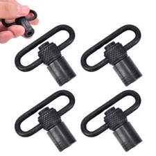 4X QD Tactical Push Button Sling Swivel Mount Adapter For Shotgun Rifle w/ Base
