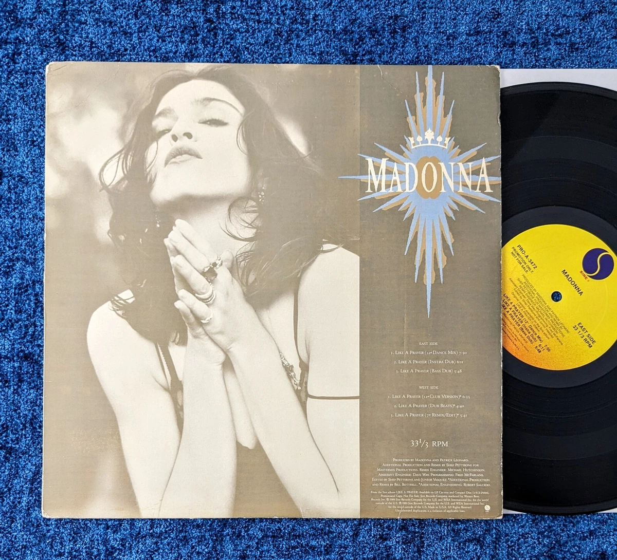 skarp cafeteria gået vanvittigt MADONNA LIKE A PRAYER 12'' PROMO VINYL US LP RECORD SIRE 1989 | eBay skarp cafeteria gået vanvittigt MADONNA LIKE A PRAYER 12'' PROMO VINYL US LP RECORD SIRE 1989 | eBay