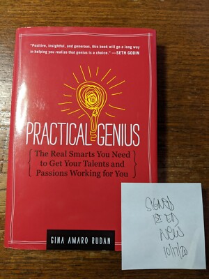 Practical Genius, SIGNED New 1st Edition, Gina Amaro Rudan, Unleash your Genius!