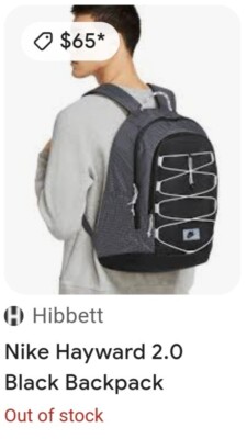 nike backpacks hibbett sports