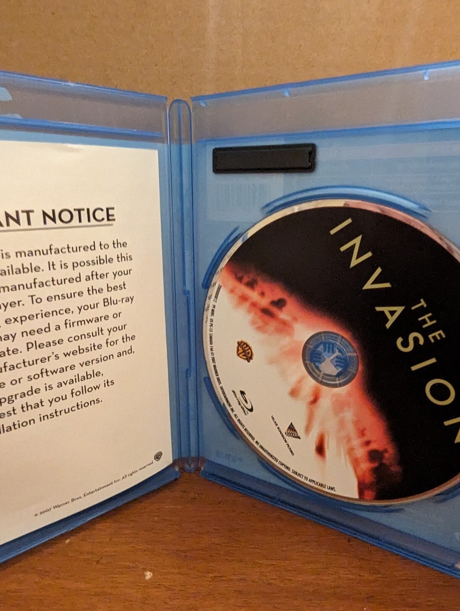 The Invasion (Blu-ray + DVD, 2007) Daniel Craig, Nicole Kidman