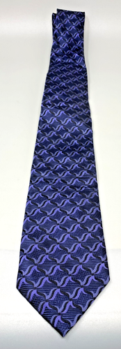 John W Nordstrom Dark & Light Blue Geometric Tie - Picture 2 of 3