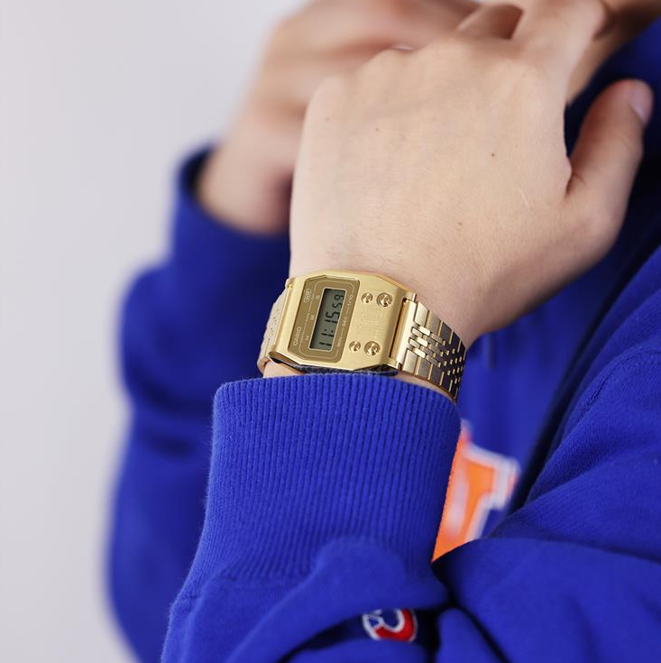 CASIO クラシックプレミアム　デジタル腕時計　A1100GV-9JF カシオ クラシック CASIO CLASSIC 52QS-14B 復刻 限定モデル デジタル