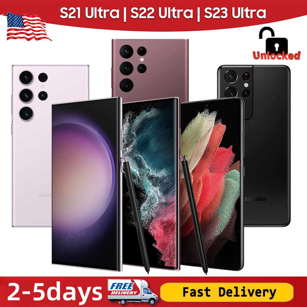 Samsung Galaxy S23 Ultra S22 Ultra S21 Ultra 128GB/256GB/512GB Factory Unlocked-image