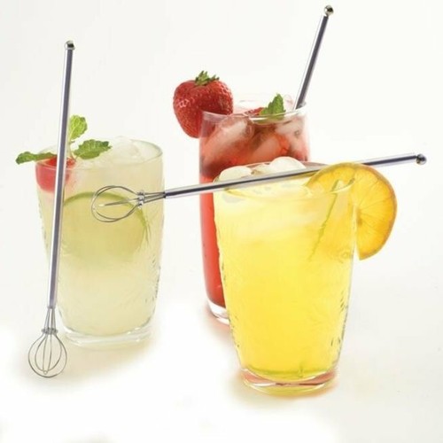 Norpro 2 CONFEZIONI Frusta da Cocktail in Acciaio Inox Bar Miscelatore Bevande - Foto 2 di 2