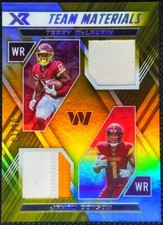 2022 XR Team Materials ✨️Gold✨️RC Jahan Dotson/Terry Mclaurin Dual Patch SSP /10