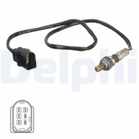 Delphi Lambdasonde Regelsonde FüR VW Polo 1.4 16V 100 Lupo Skoda Fabia I Combi