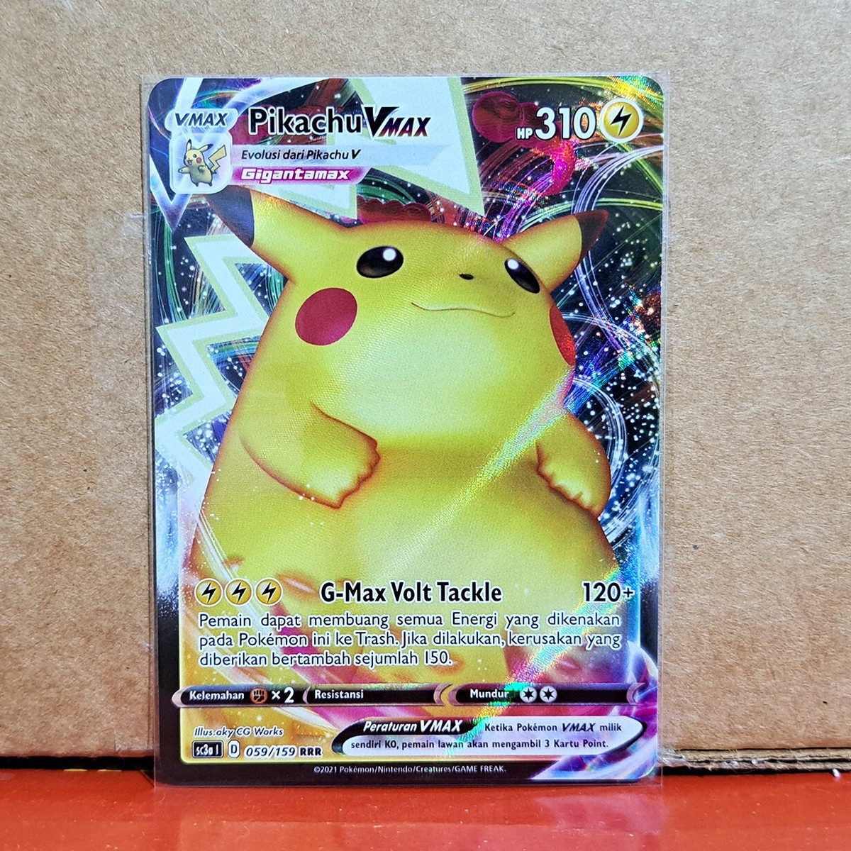 vmax 20 ポケカ Pikachu VMAX 059/159 RRR SC3a Full Art FA VMAX Climax