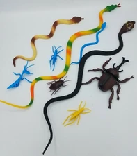 Lot of 9 Reptiles & Insect Safari Ltd Jaru and Greenbrier Mixed Lot