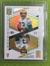 AARON RODGERS PACKERS PRIZM REFRACTOR 2018 Panini Donruss Elite Deck